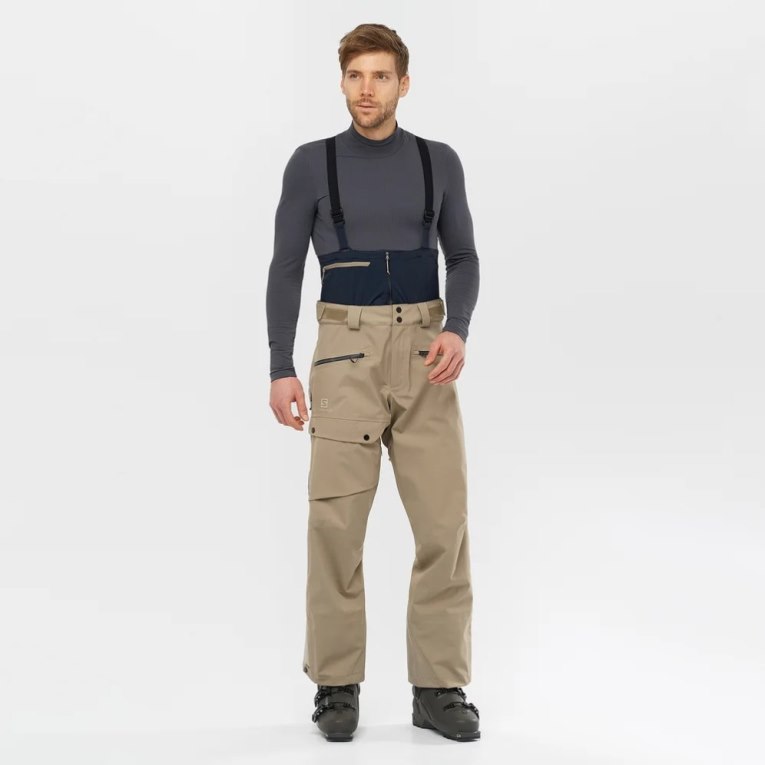 Pantalones De Esquí Salomon Qst 3L Hombre Kaki | MX BZYE351